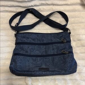 Sakroots Dark Blue Patterned Crossbody Bag